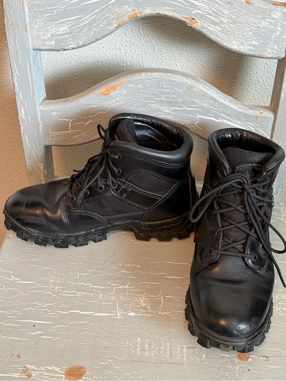 Men's Black Tactical Hiking Boots